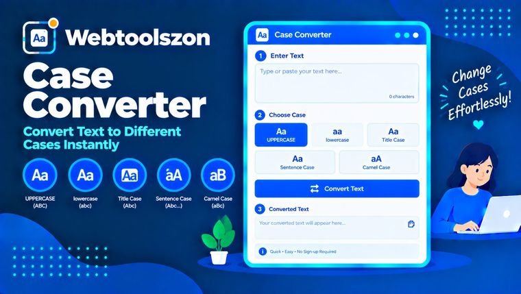 Case Converter — UPPERCASE, camelCase, Title Case & More