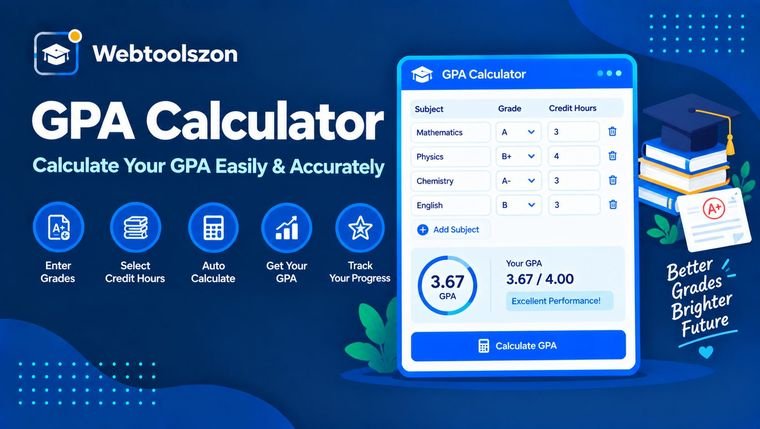 GPA Calculator — Calculate Your Grade Point Average Online