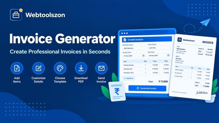 Invoice Generator — free online invoice maker with PDF download