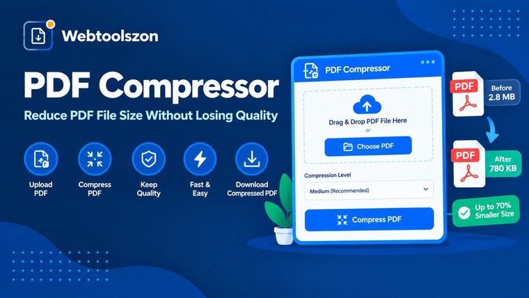 PDF Compressor — free online PDF compression tool