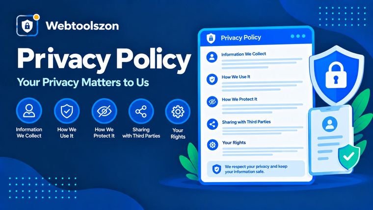 Webtoolszon Privacy Policy