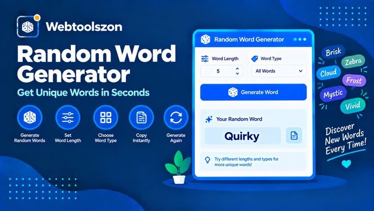 Random Word Generator — Generate Random Words Online