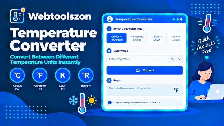Temperature Converter — Celsius, Fahrenheit & Kelvin