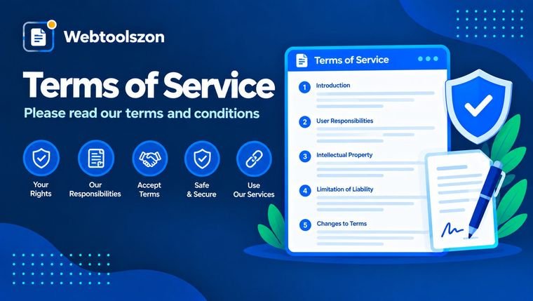 Webtoolszon Terms of Service