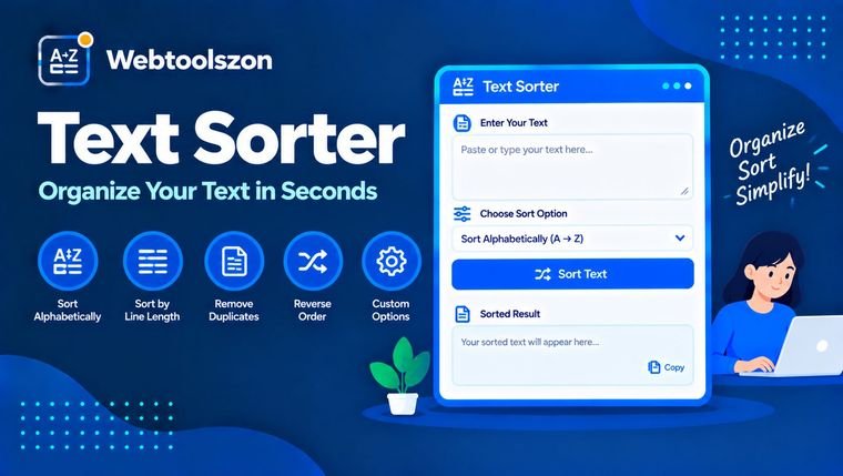 Text Sorter — Sort Lines or Words Alphabetically