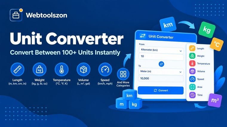 Unit Converter — free online length, weight and temperature conversion tool